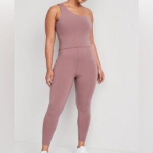 One-Shoulder PowerChill 7/8-Length Bodysuit for Women